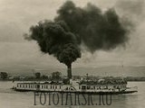 Колесный пароход на Енисее