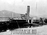 Пароход "Колхозник" на Енисее