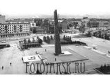 Красная площадь в Красноярске в середине 1980-х годов.